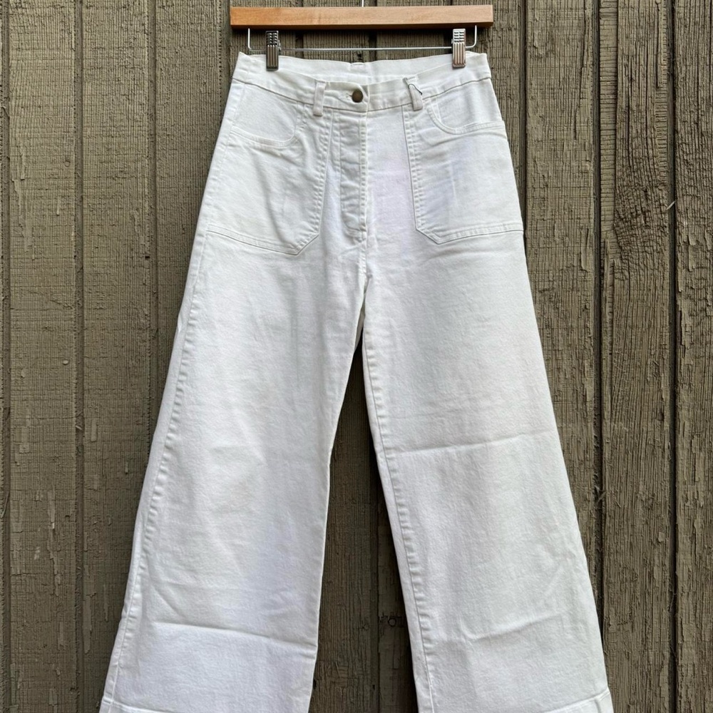 Loup White Flare Jeans